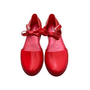 Mini Melissa Amy red jelly sandals Size 2